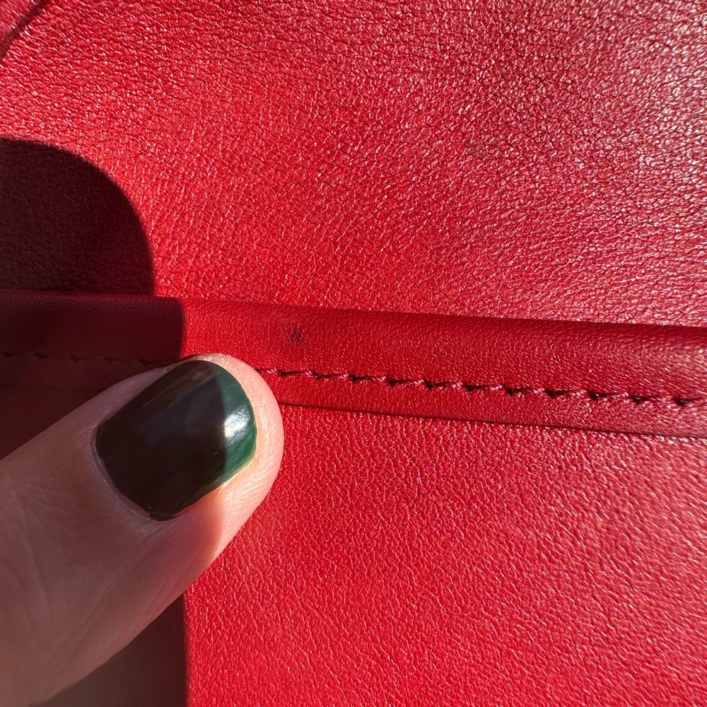 Vintage Coach Bag Abbie Red 9017 - Picture 9 of 9